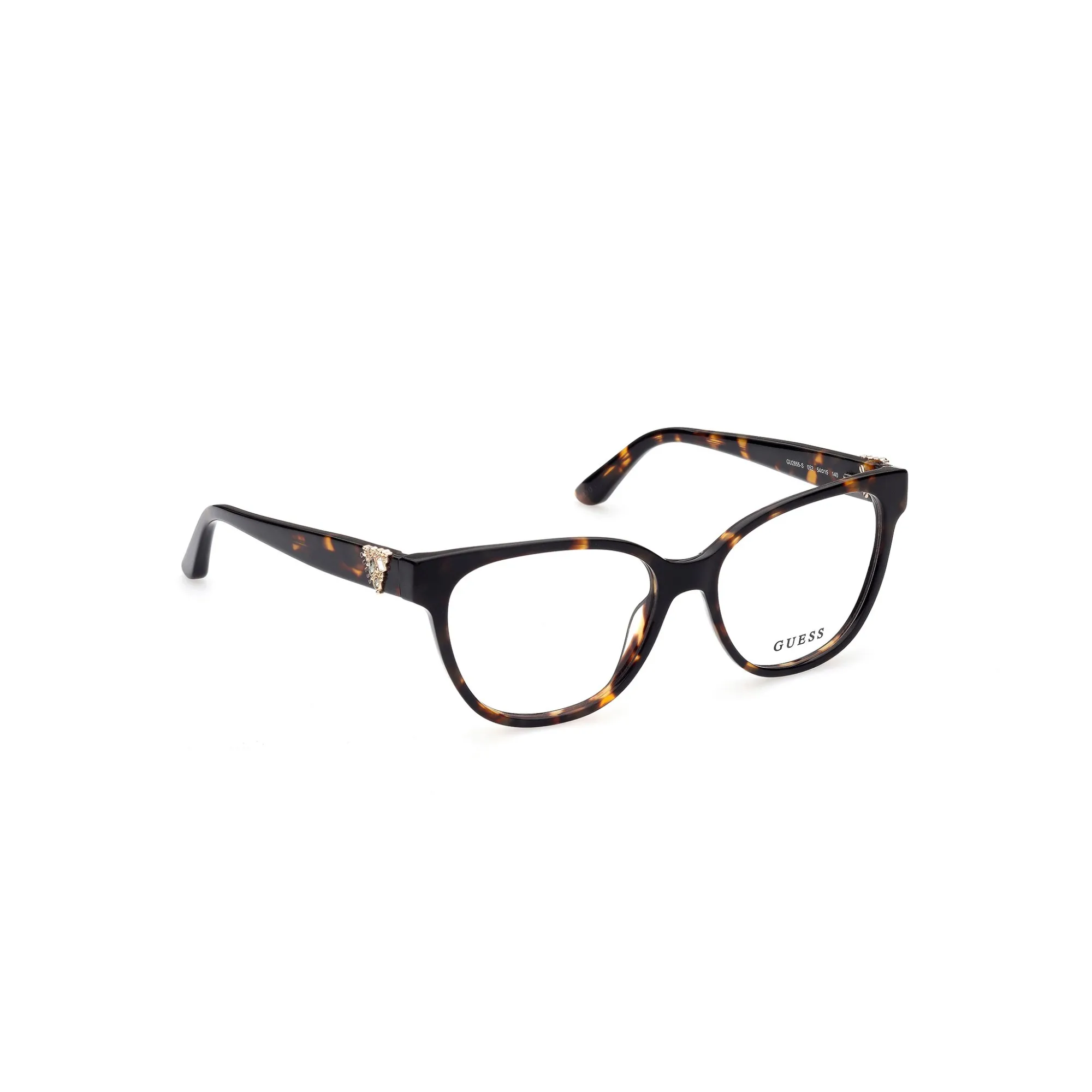   Guess GU 2855-S - 052  Havana Scuro | Occhiale Da Vista Donna 