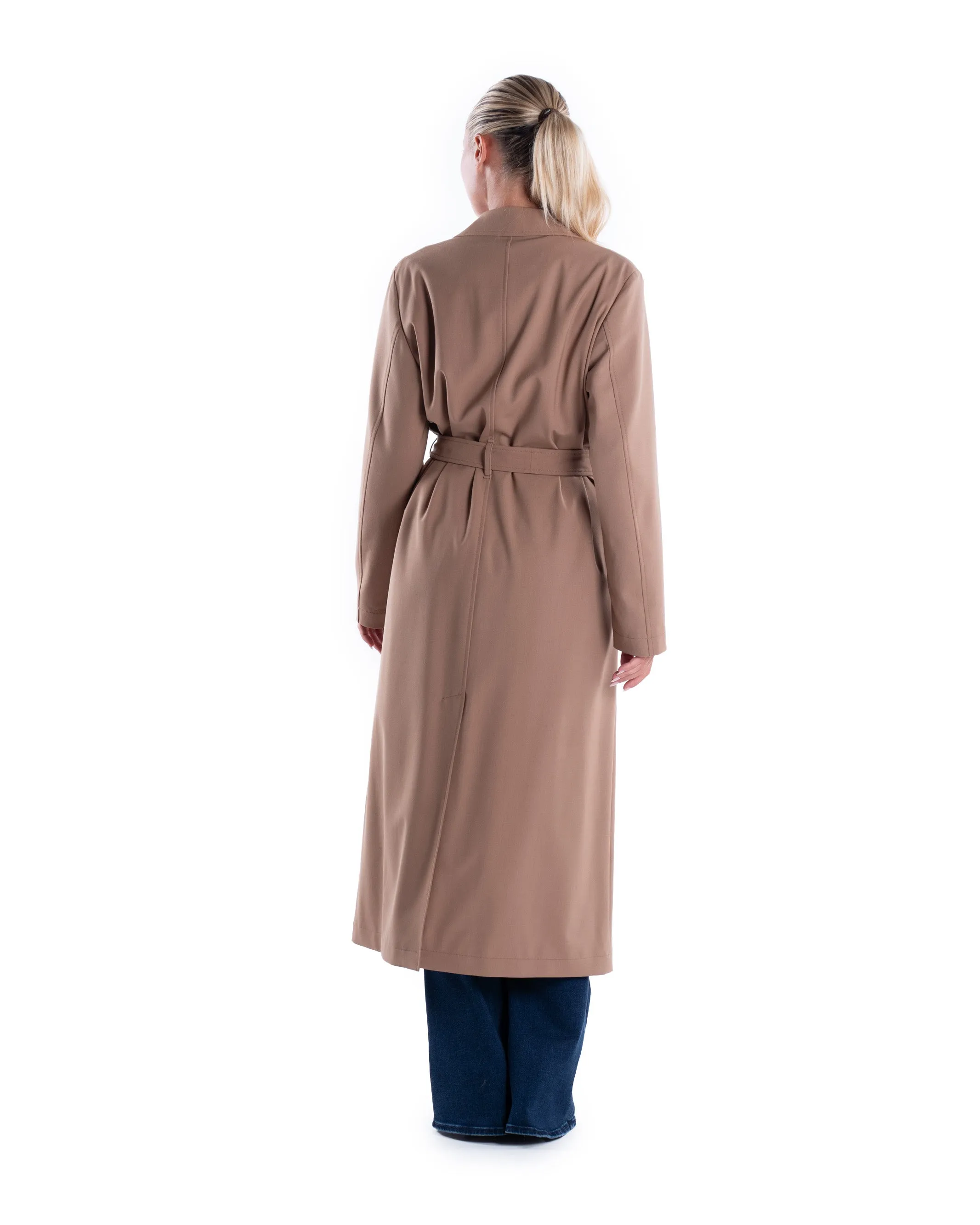 HERNO CAPPOTTO LANA TECNICO CON CINTURA