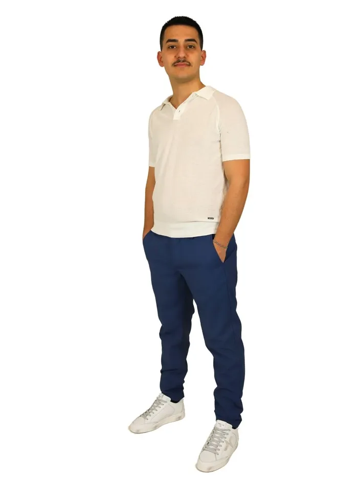 HYPS  PANTALONE MOLFETTA 13 BLU
