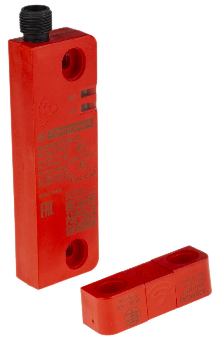 Interruttore di sicurezza senza contatto Telemecanique Sensors XCSRC, 24V cc, M12