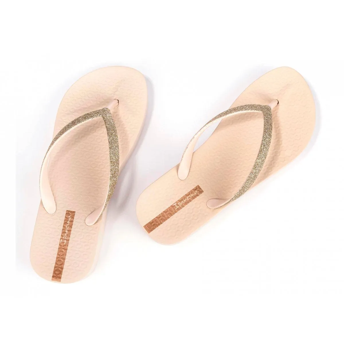 IPANEMA Ciabatta Con Zeppa Donna - IP.83386 Beige/Gltter  
