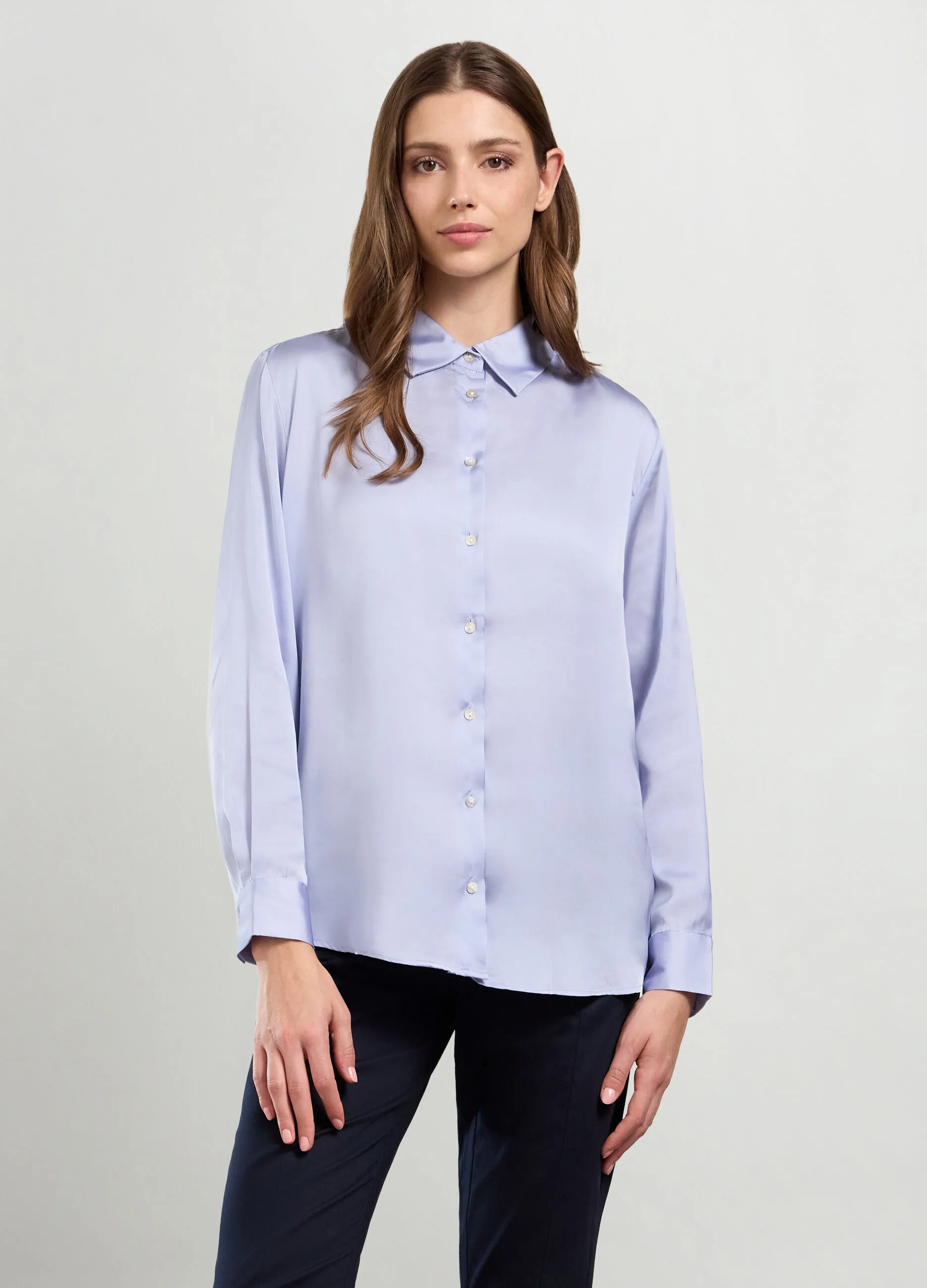 IWIE  Camicia in raso donna