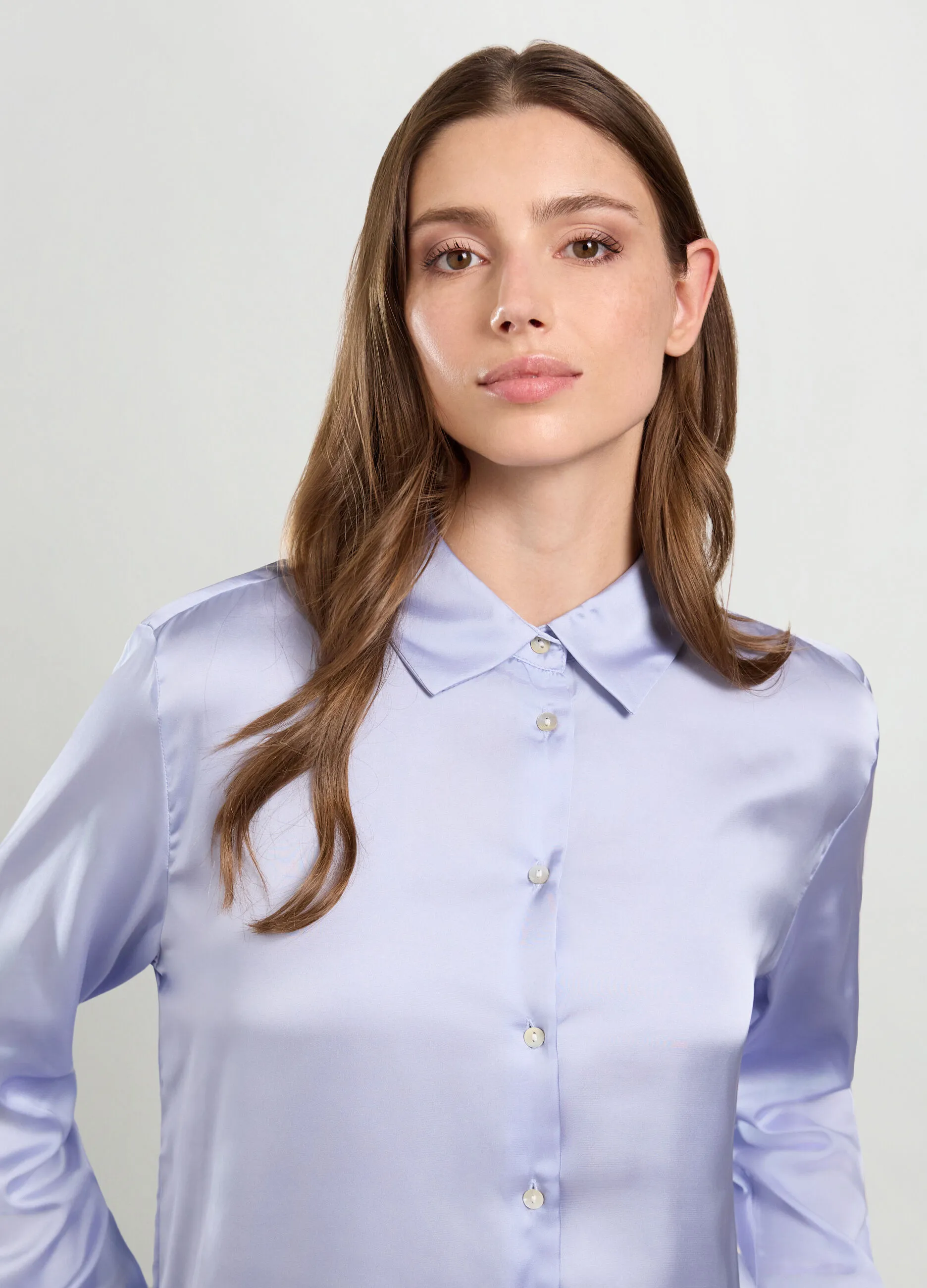 IWIE  Camicia in raso donna