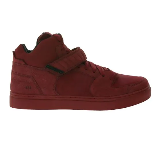 K1X | Kickz Encore High LE scarpe invernali caldi stivali invernali da uomo alti in pelle nabuk 1163/0600/6604 rosso