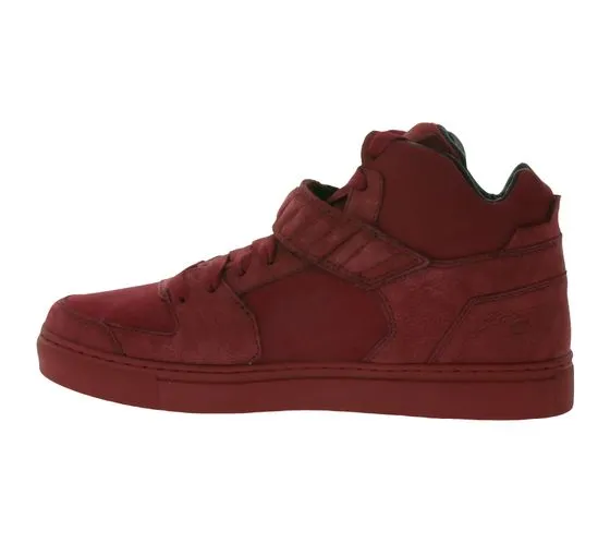 K1X | Kickz Encore High LE scarpe invernali caldi stivali invernali da uomo alti in pelle nabuk 1163/0600/6604 rosso