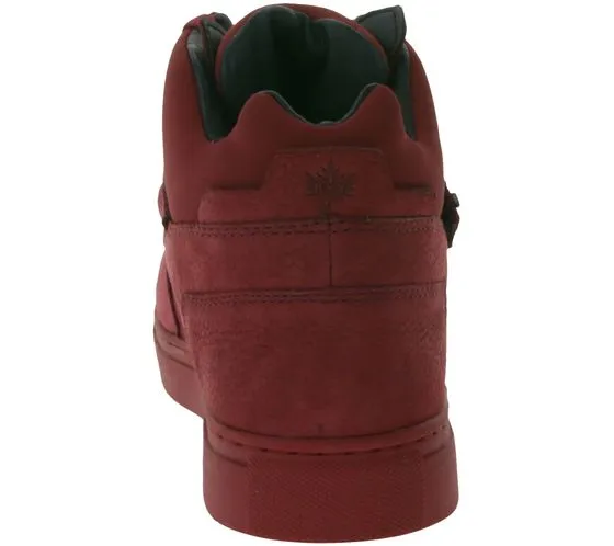K1X | Kickz Encore High LE scarpe invernali caldi stivali invernali da uomo alti in pelle nabuk 1163/0600/6604 rosso