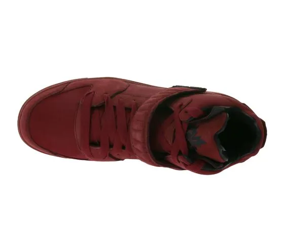 K1X | Kickz Encore High LE scarpe invernali caldi stivali invernali da uomo alti in pelle nabuk 1163/0600/6604 rosso