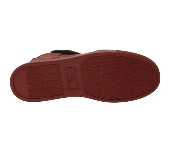 K1X | Kickz Encore High LE scarpe invernali caldi stivali invernali da uomo alti in pelle nabuk 1163/0600/6604 rosso