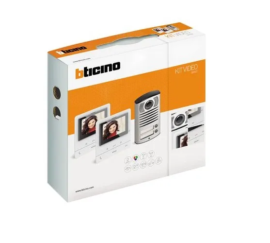 Kit Video Vivavoce Bifamiliare Linea 2000 Classe 100V16B - BTICINO 364622 