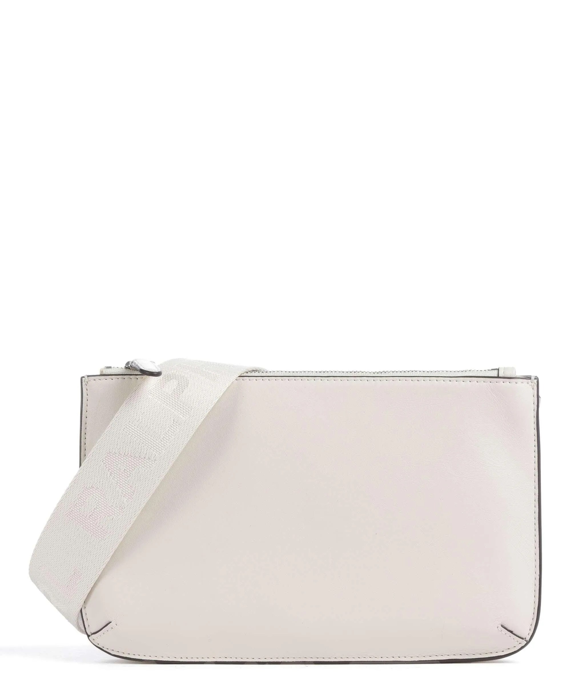  Lauren Ralph Lauren Landyn Medium Borsa a tracolla pelle di vacchetta finemente grana avorio  