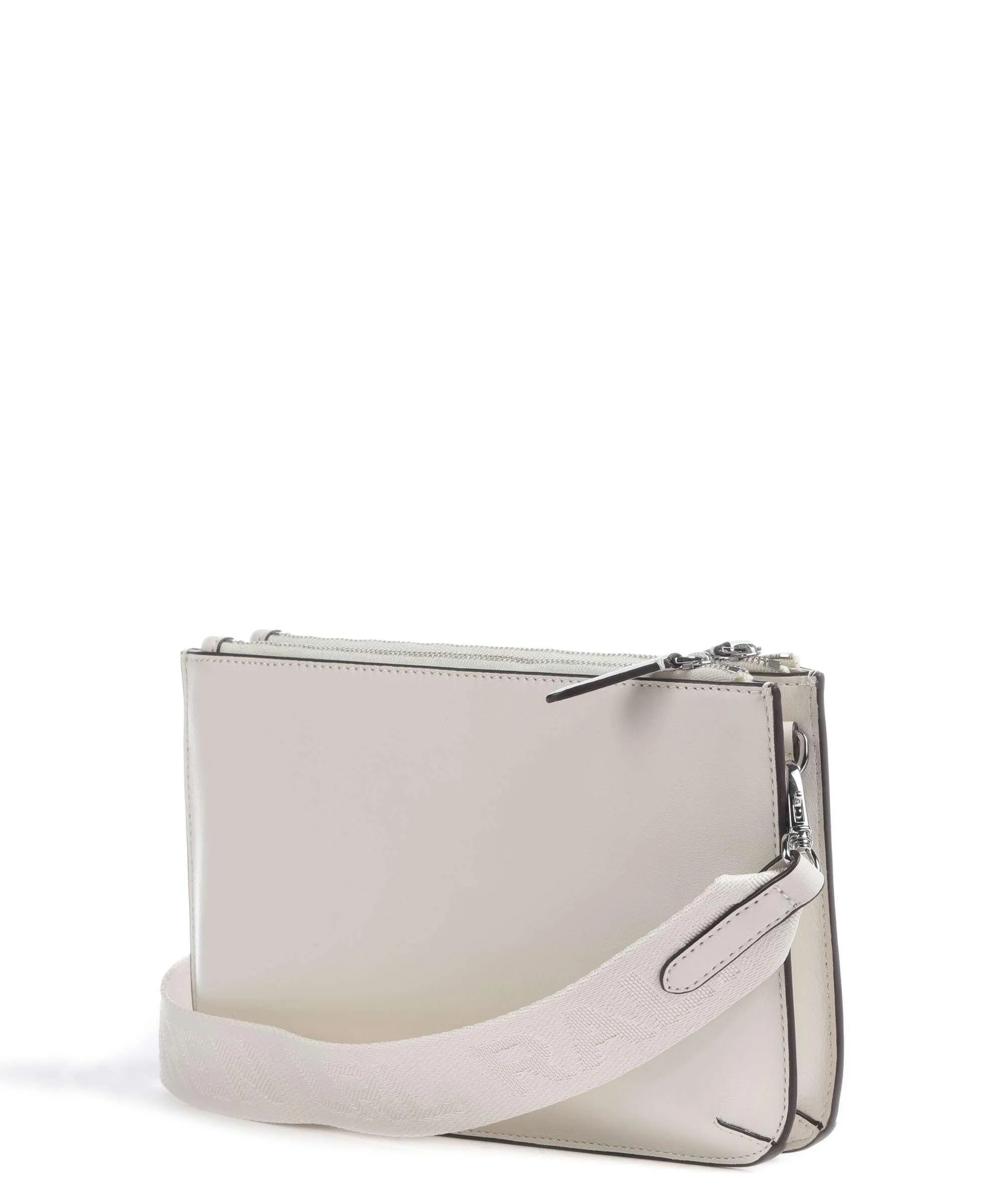  Lauren Ralph Lauren Landyn Medium Borsa a tracolla pelle di vacchetta finemente grana avorio  