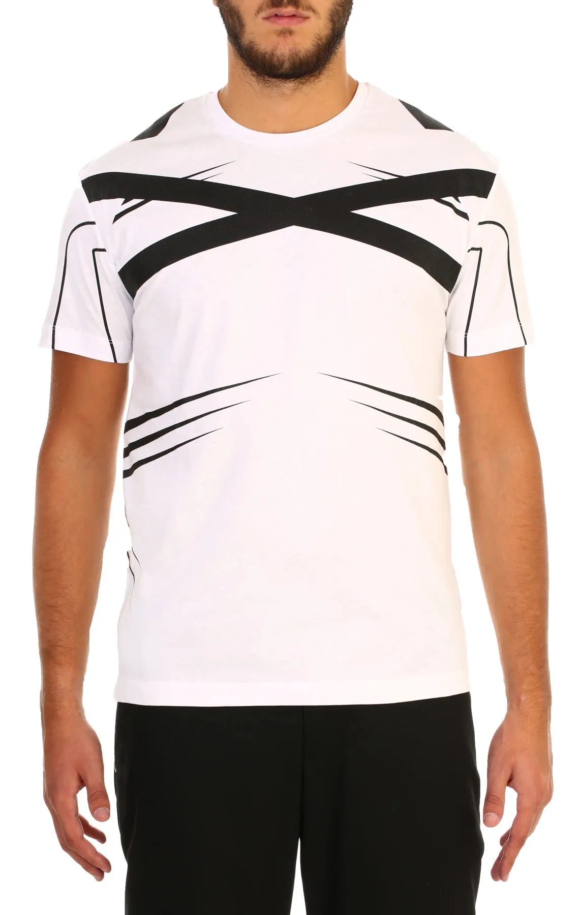 LES HOMMES   T-SHIRT IN COTONE