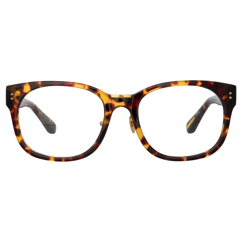 Linda Farrow - Occhiali da Vista Rettangolare Cedric A in Tartaruga - LFL1275AC7OPT - Linda Farrow Eyewear