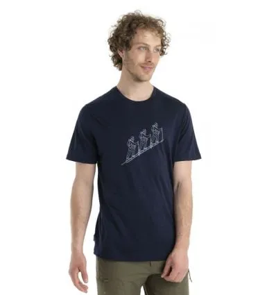 Maglietta tecnica da uomo Icebreaker Tech Lite II 150 (Midnight Navy)