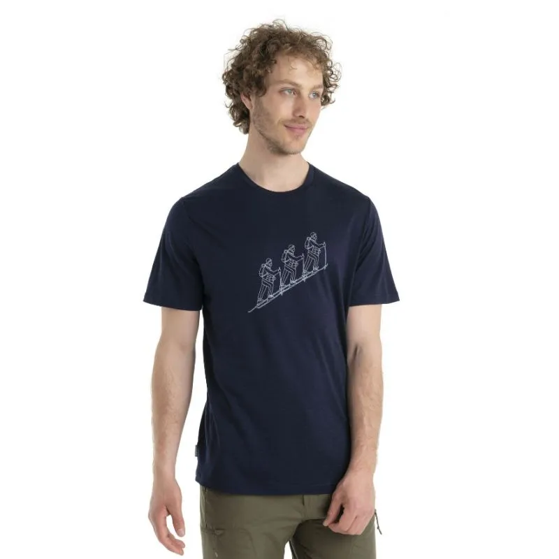 Maglietta tecnica da uomo Icebreaker Tech Lite II 150 (Midnight Navy)