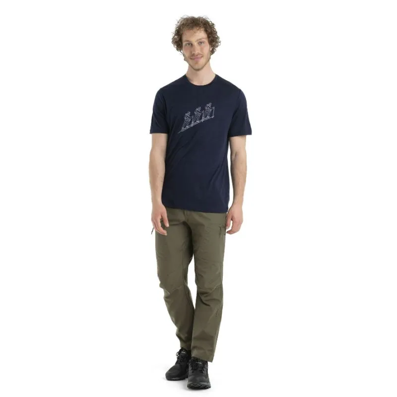 Maglietta tecnica da uomo Icebreaker Tech Lite II 150 (Midnight Navy)