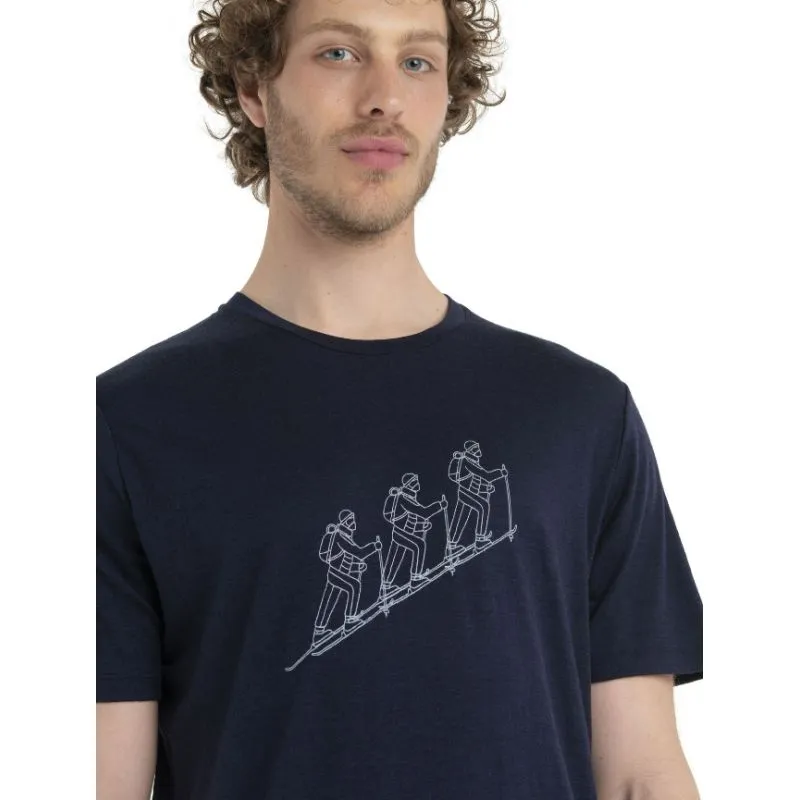Maglietta tecnica da uomo Icebreaker Tech Lite II 150 (Midnight Navy)