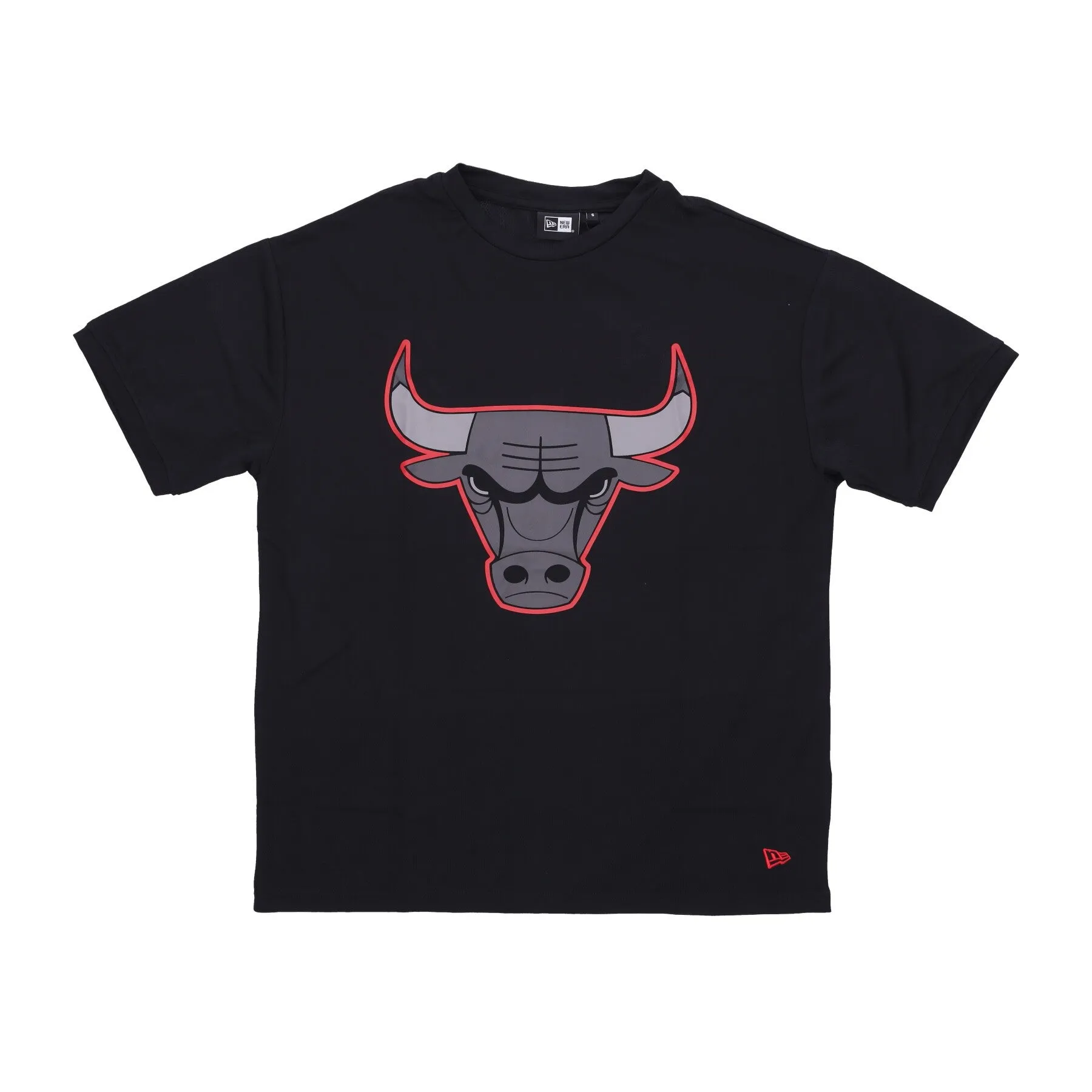 Maglietta Uomo Nba Os Outline Mesh Tee Chibul Black/front Door Red