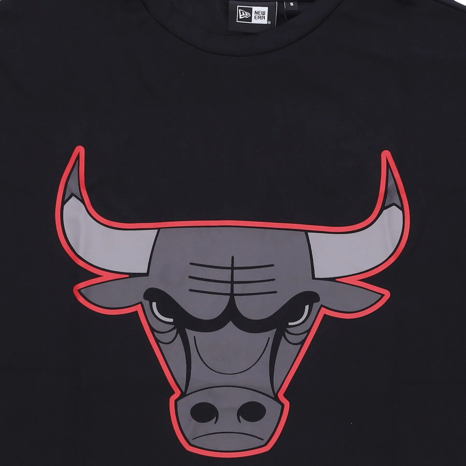 Maglietta Uomo Nba Os Outline Mesh Tee Chibul Black/front Door Red