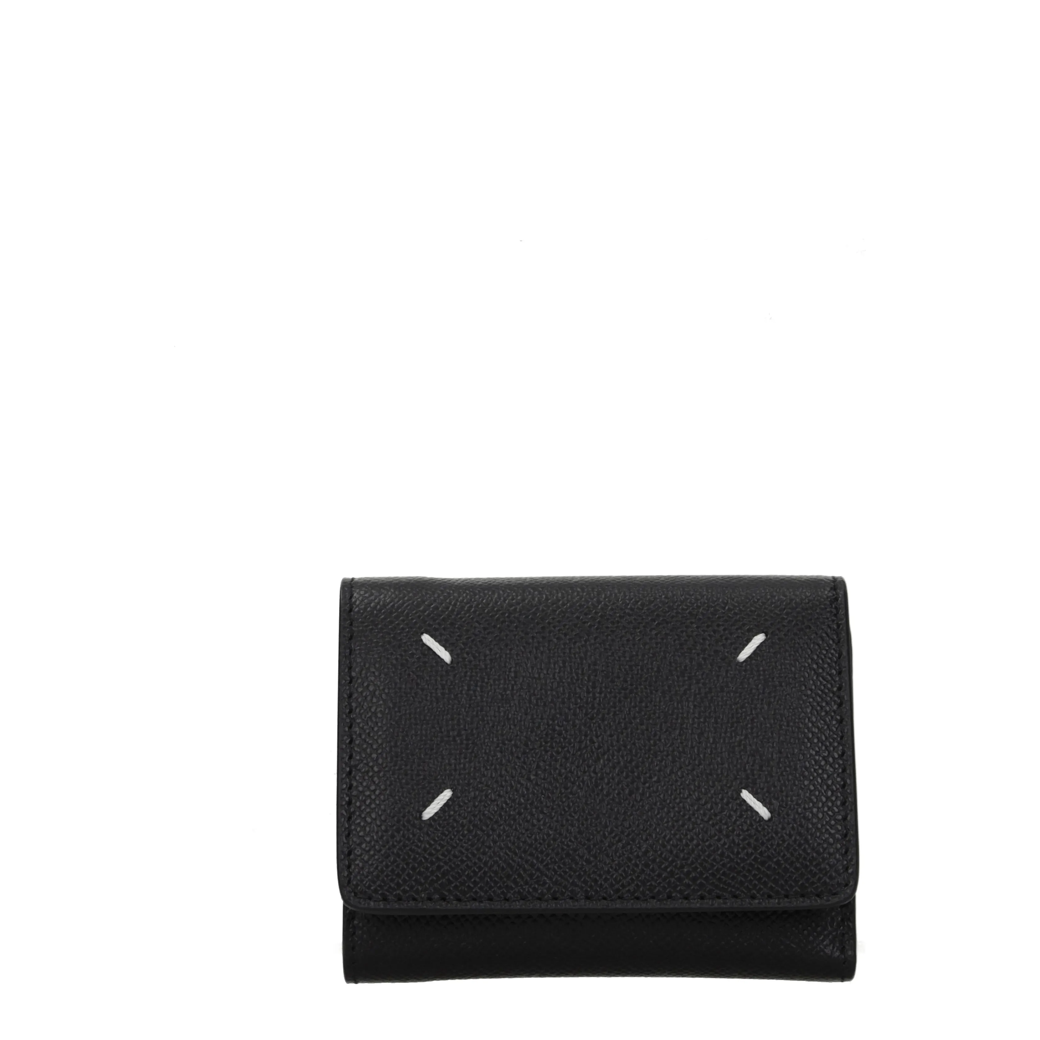 Maison Margiela Portafogli Donna Pelle Nero