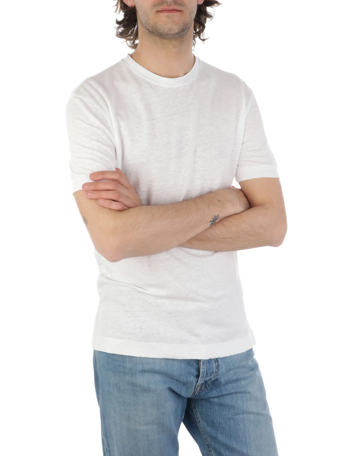 MALO ---------- T-Shirt Uomo in Lino ---------