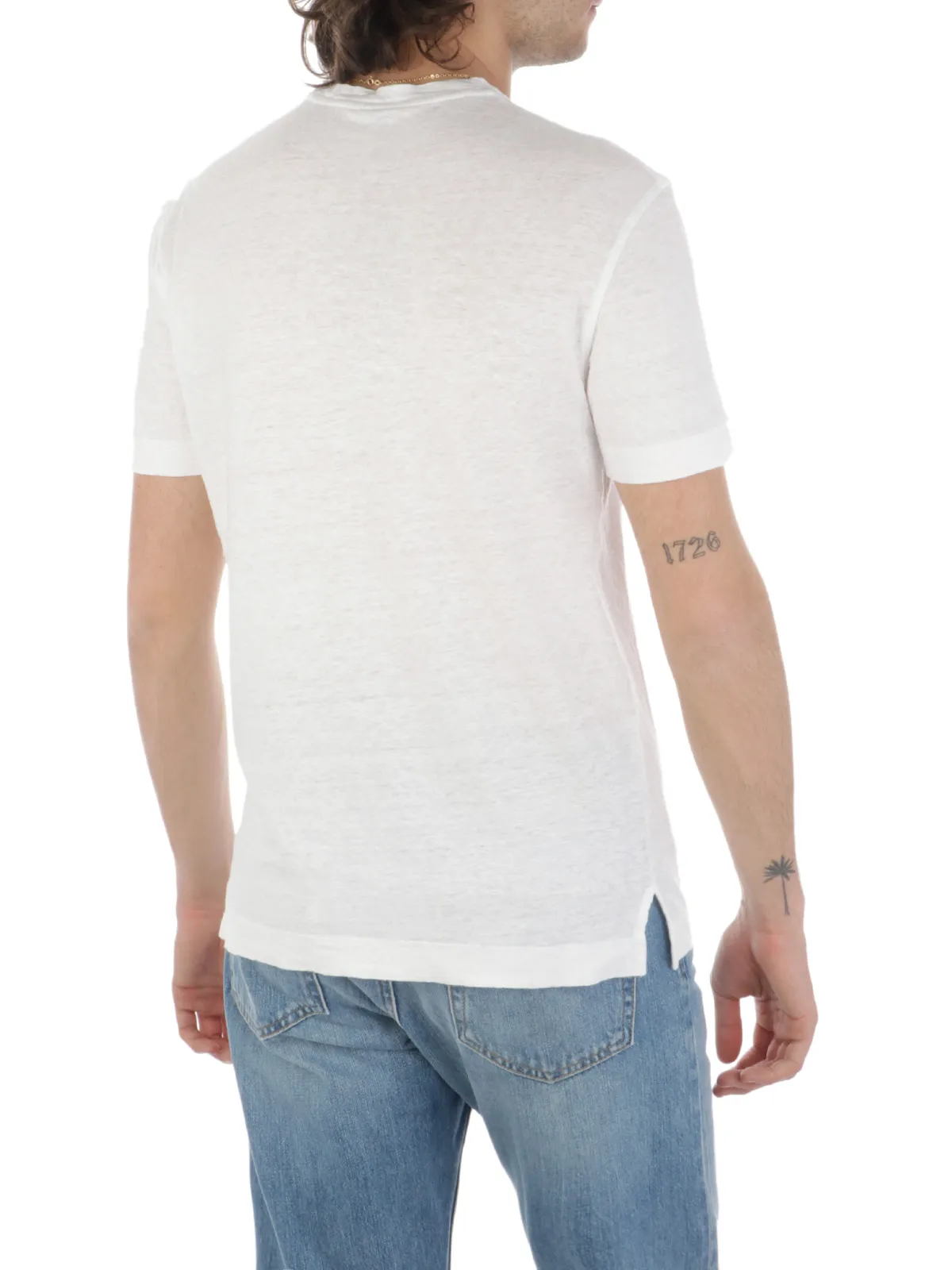 MALO ---------- T-Shirt Uomo in Lino ---------