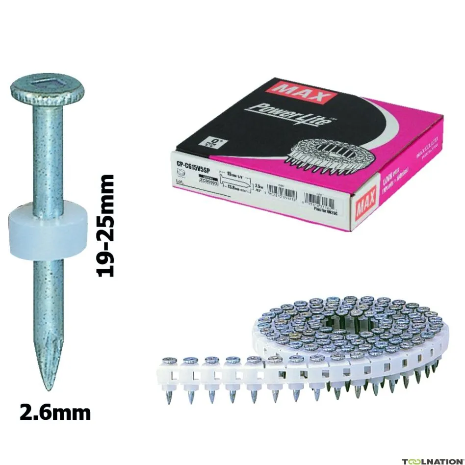 Max NCP90168 Perno in rotolo per HN25C - 2,6x25 mm