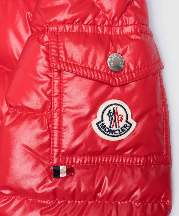 Moncler ENFANT Piumino rosso Manaem da bambino J29541A00018595ZJ810