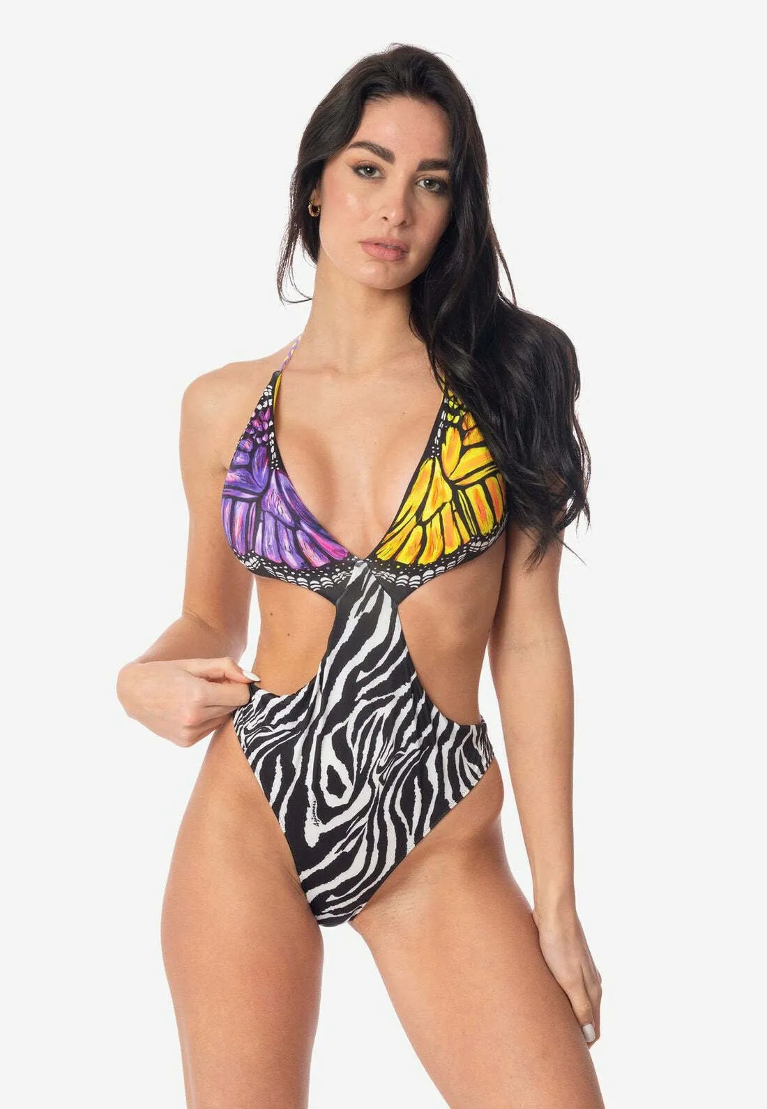 MONOKINI FIRMATO COLLECTION SAVAGE WINGS - Costume da bagno