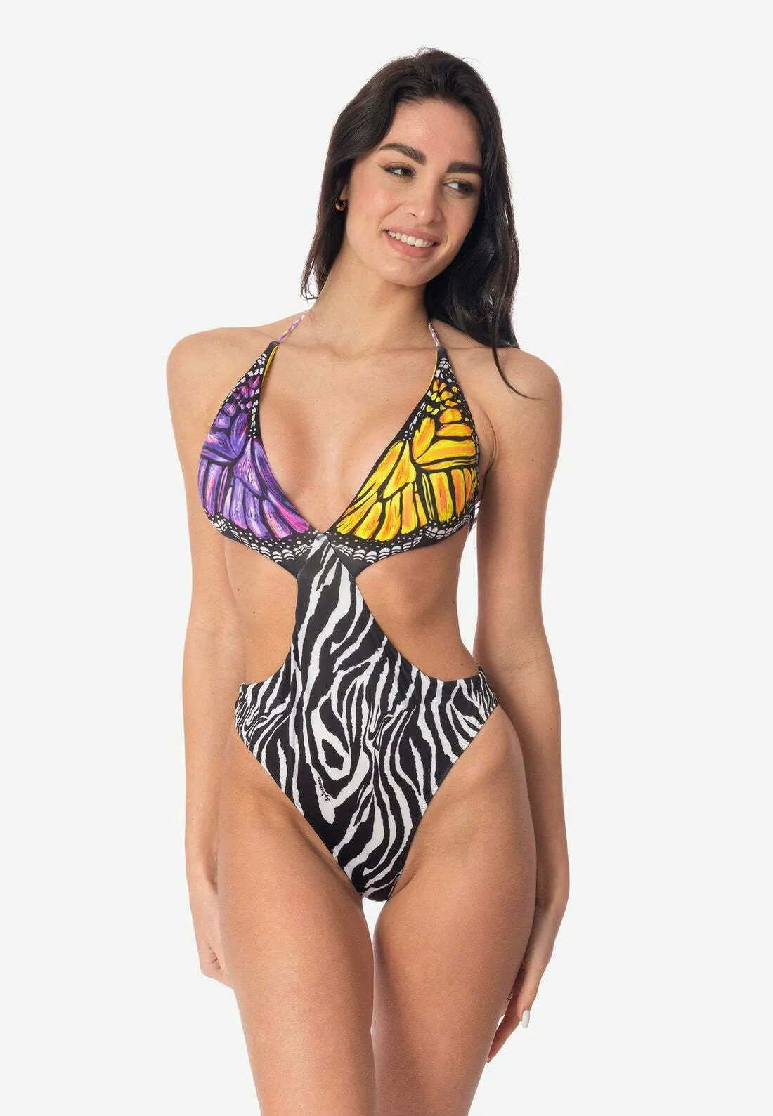 MONOKINI FIRMATO COLLECTION SAVAGE WINGS - Costume da bagno