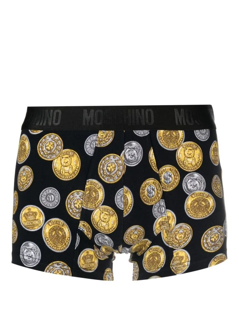 moschino underwear Boxer logo in vita
