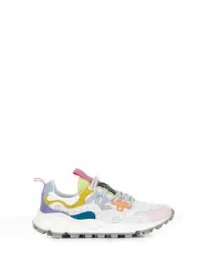 Multicolored Yamano sneakers in suede and nylon