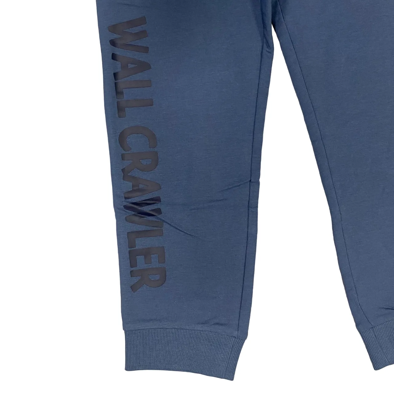 name it pantalone sportivo da bambino in felpa con elastico e polsino Spiderman 13233922 blu
