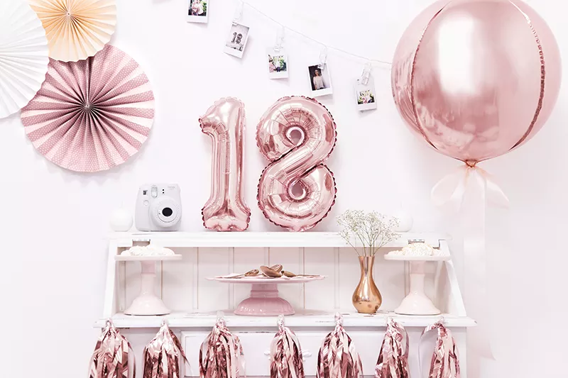 Palloncino rosa brillante 40cm