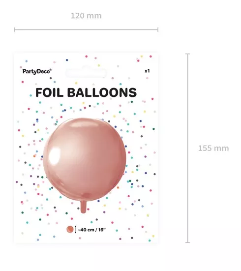 Palloncino rosa brillante 40cm