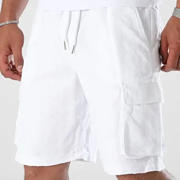 Pantaloncini Cargo bianchi