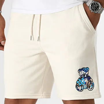 Pantaloncini da jogging Essentials Art Series Blu Beige