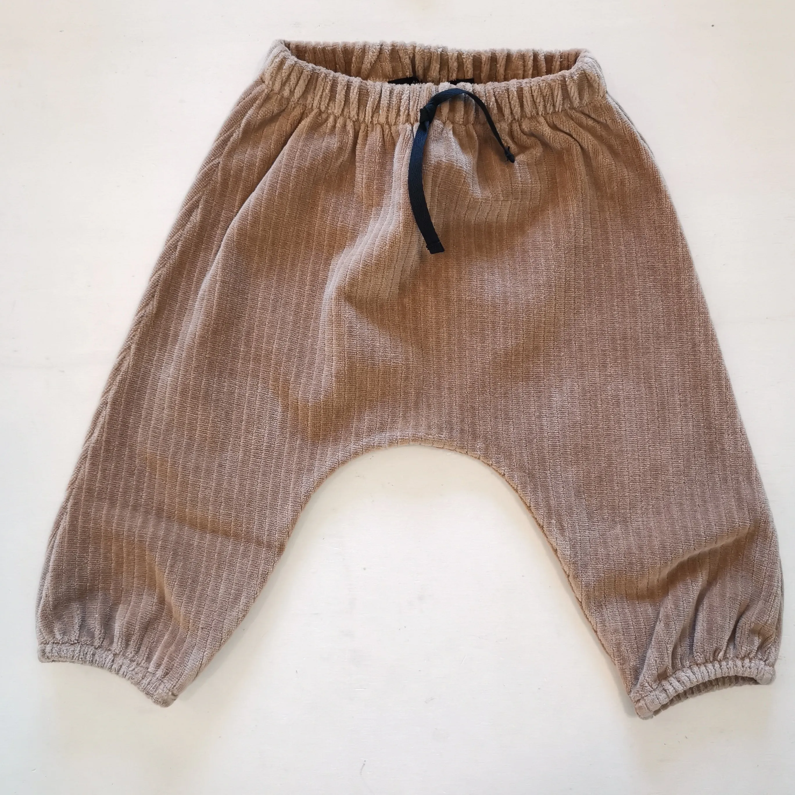 PANTALONE IN VELLUTO NOCCIOLA - AVENTIQUATTRORE