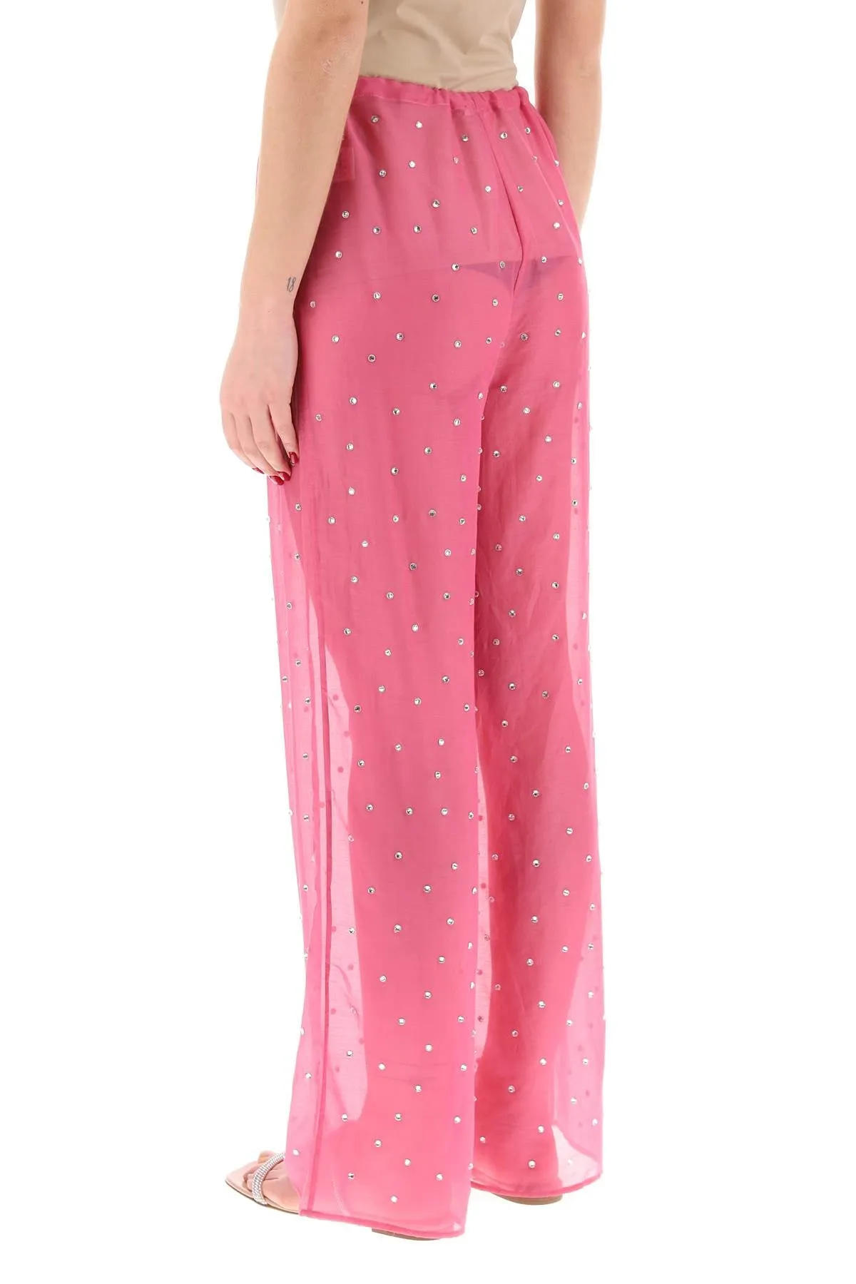 Pantaloni Pigiama Con Cristalli