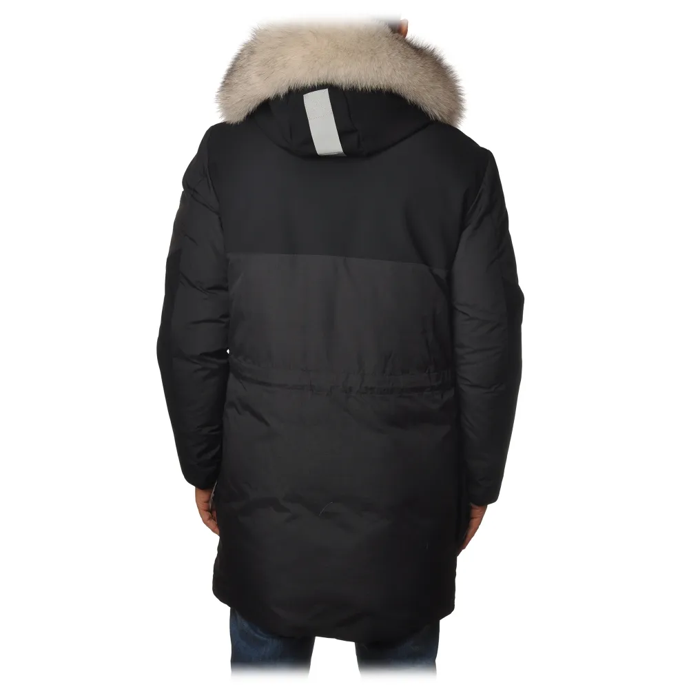Peuterey - Giubbotto Parka con Cappuccio Modello Erse - Nero - Giacca - Luxury Exclusive Collection