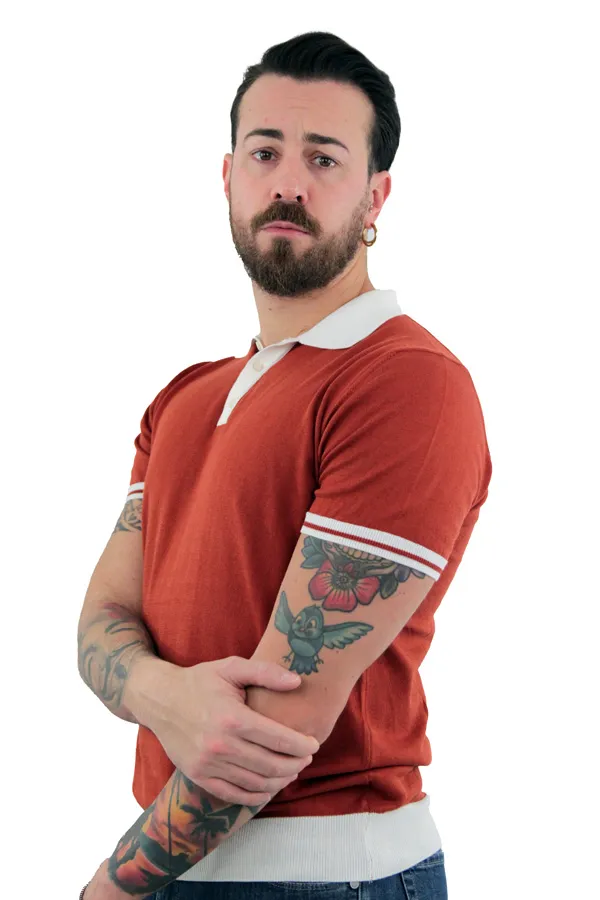 POLO ROGERS ARANCIONE 