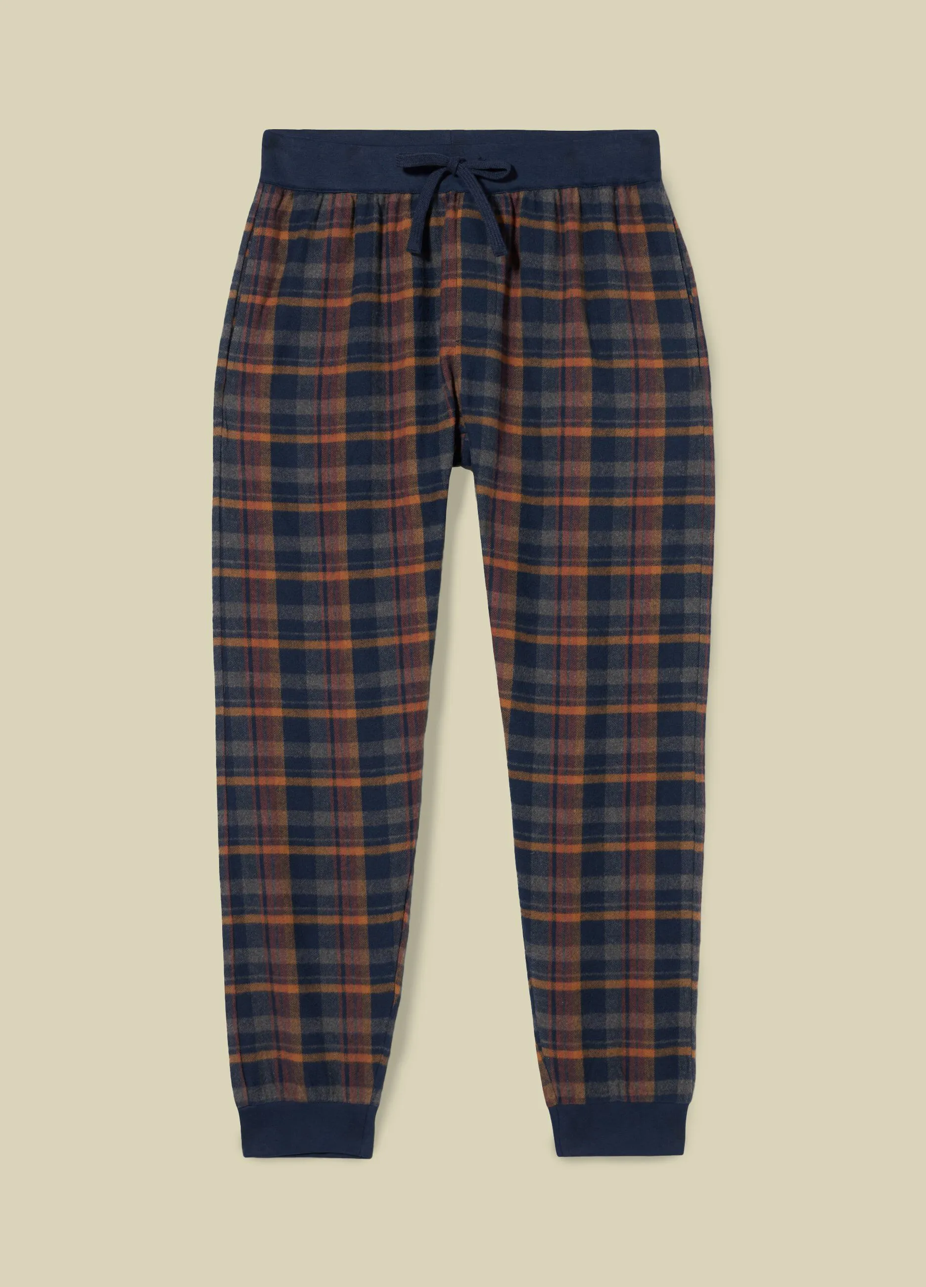 PRIVACY  Pantaloni lunghi pigiama in flanella uomo