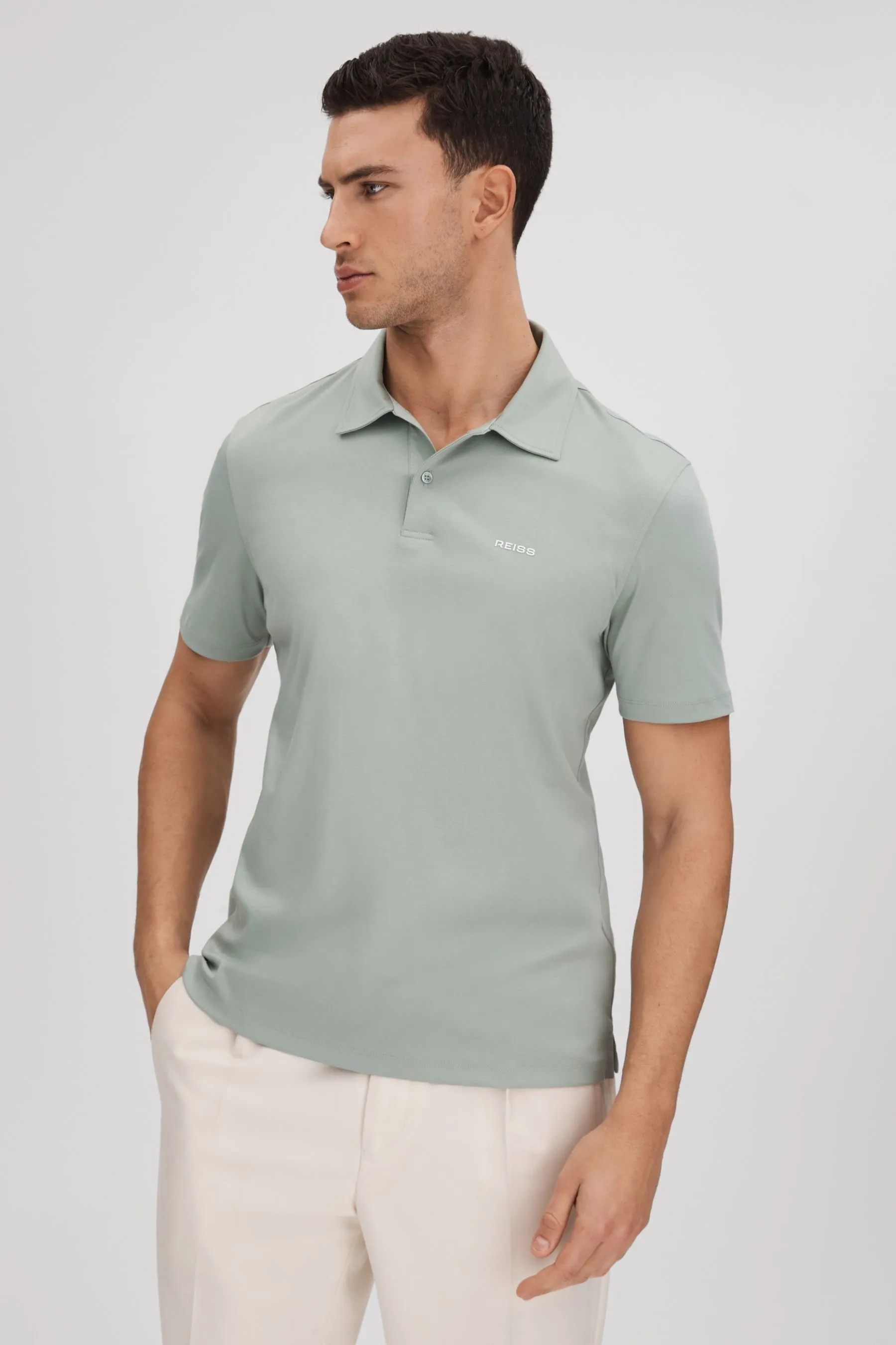 Reiss Owens - Vestibilità attillata / Slim - Polo in cotone    