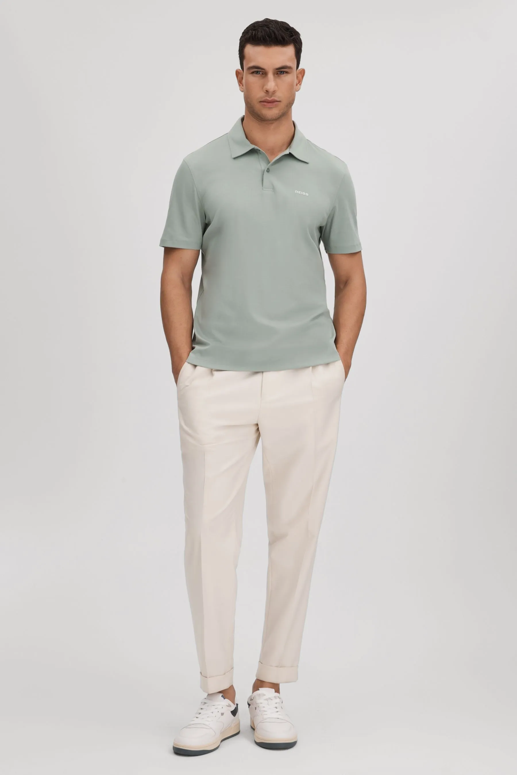 Reiss Owens - Vestibilità attillata / Slim - Polo in cotone    