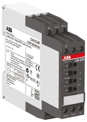 Relè di monitoraggio Tensione ABB 1SVR730830R0500 CM-ESS.MS serie CM-ESS, DPDT