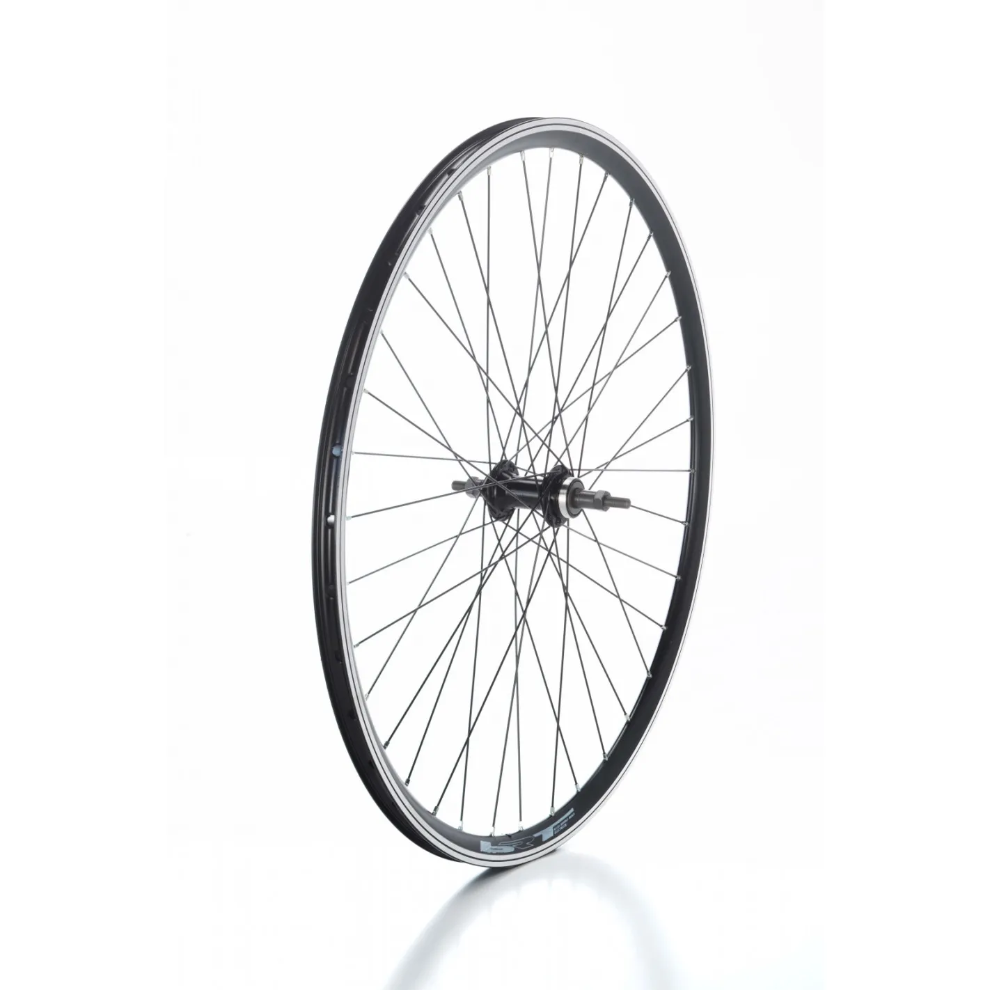 Ruota Citybike Anteriore 28" V-Brake Dado 3/8 Su Sfere Nero