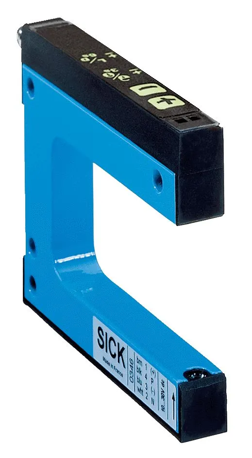 Sensore fotoelettrico a forcella SICK, Sensore a forcella, rilevamento 120 mm, uscita PNP/NPN