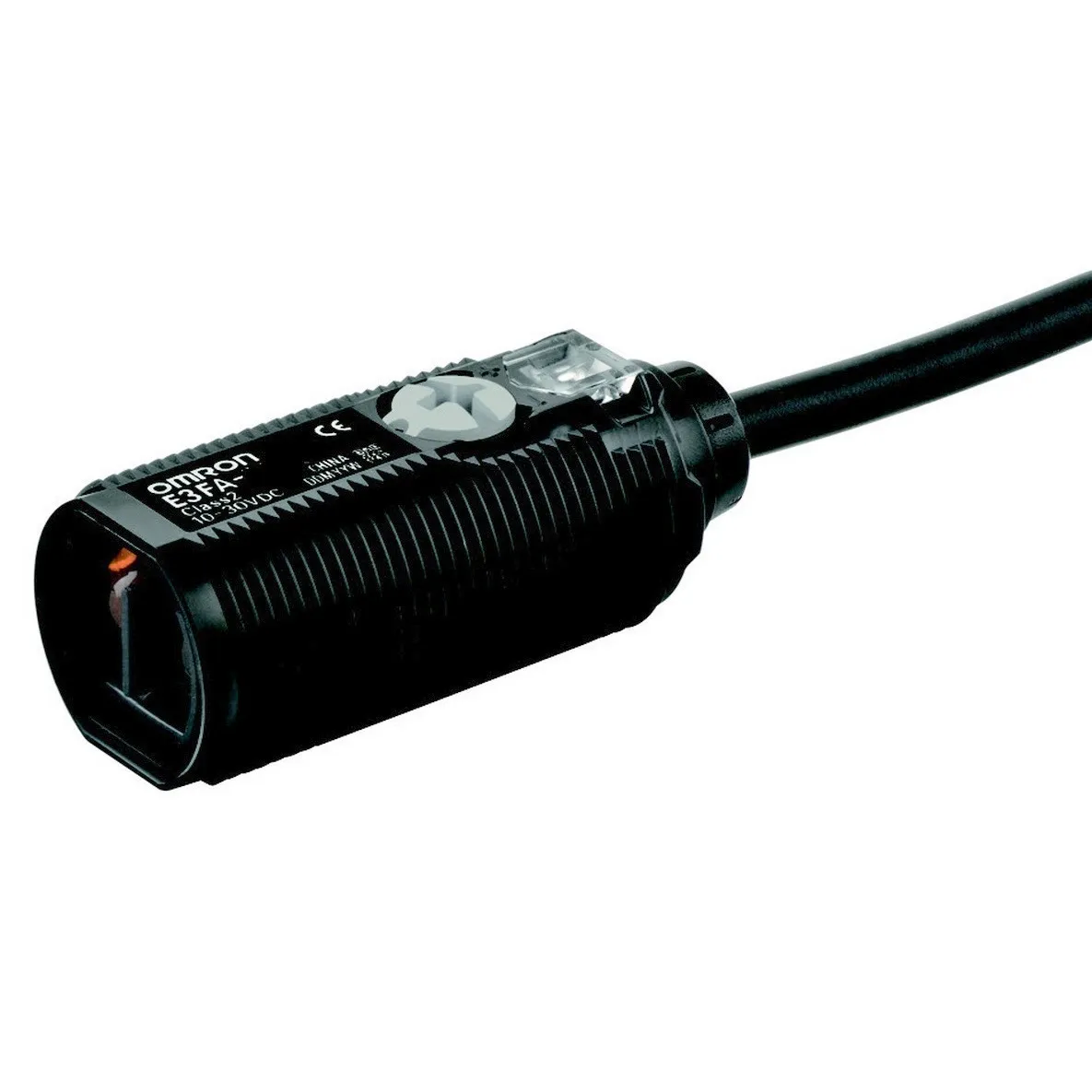 Sensore fotoelettrico Cilindrico Omron, a retroriflessione, rilevamento 400 mm, uscita PNP