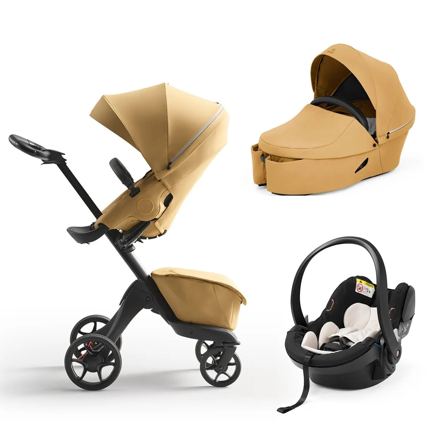 STOKKE - Trio NEW XPLORY X Completo con seggiolino auto Izi Go Modular X1 ISize