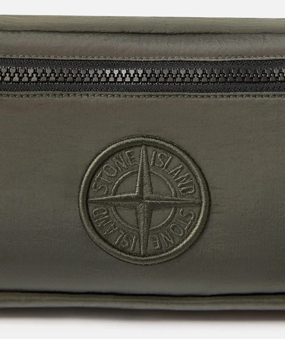 STONE ISLAND--Borsa pochette con tracolla ad anello regolabile
